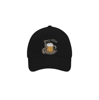 Kšiltovka Bastard Zasyčí kšiltovka baseballka Black