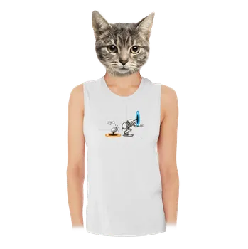 Bastard Portal dámské tílko volné White