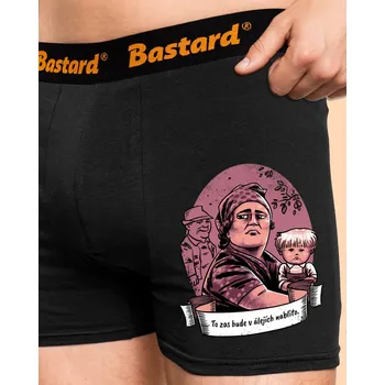 Trenýrky Bastard B14: Slavnosti sněženek boxerky Black