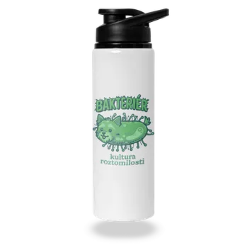 Láhev Bastard Bakteriér lahev na vodu White
