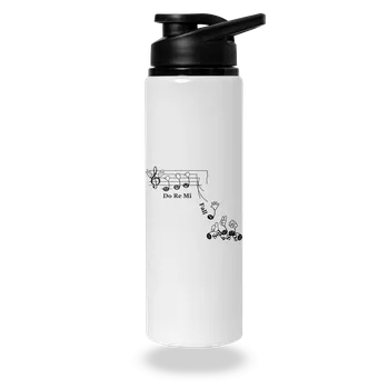 Láhev Bastard Do re mi fall lahev na vodu White