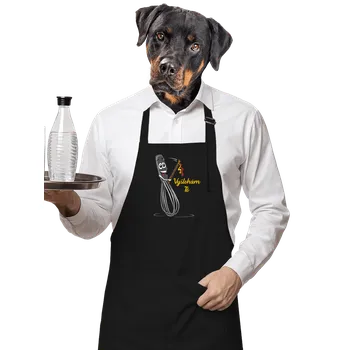 Kuchyňská zástěra Bastard Vyšlehám Tě! zástěra Black