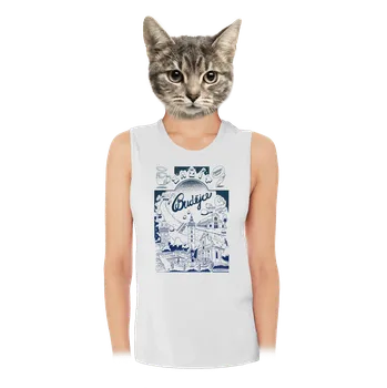 Bastard B16: Zažít Budějce dámské tílko volné White