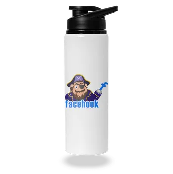 Láhev Bastard Facehook lahev na vodu White