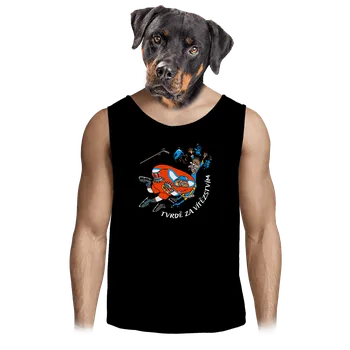 Pánské tílko Bastard Tvrdě za vítězstvím pánské tílko Black