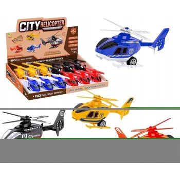 autíčko HELIKOPTÉRA S NÁHONEM PULL-BACK HRAČKA PRO DĚTI