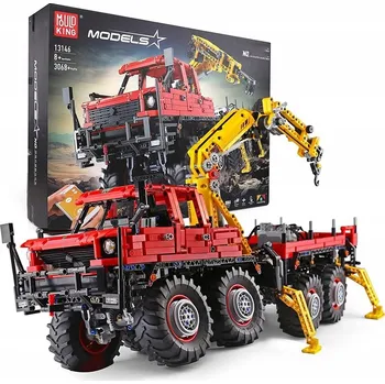 ostatní stavebnice Stavebnice Mould King 13146 - Dálkově ovládaný nákladní vůz 8×8 s výložníkem