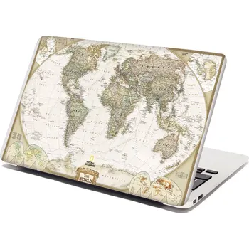 samolepka Sablio Samolepka na notebook Mapa světa - 29x20 cm
