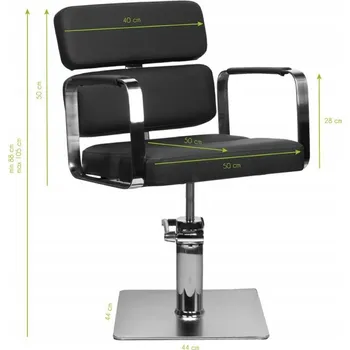 Kadeřnické křeslo Gabbiano kadeřnické křeslo Porto černé