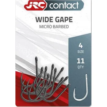 Rybářský háček JRC Contact Wide Gape Carp Barbed Háčky 11 ks