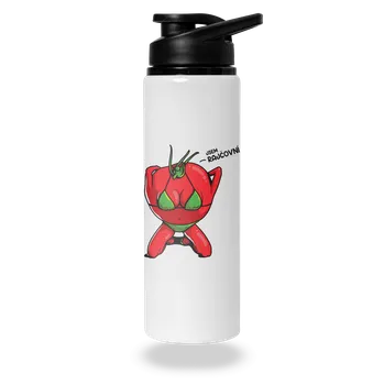 Láhev Bastard Jsem rajčovní lahev na vodu White