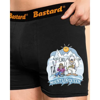 Trenýrky Bastard Mountain Queen boxerky Black