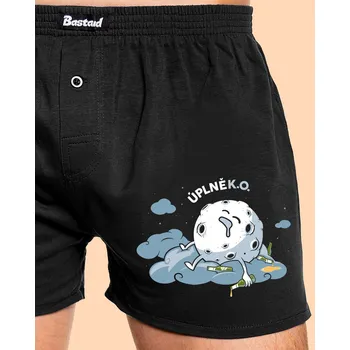 Trenýrky Bastard Úplně K. O. pánské trenky Black