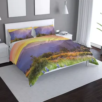 Povlečení Sablio Povlečení Západ slunce nad lesem - 140x200 / 90x70