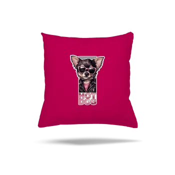 Polštář Bastard Very hot dog polštář Fuchsia Pink