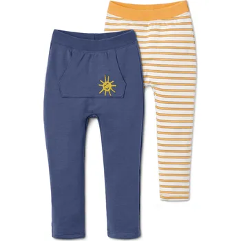 Kojenecké oblečení 628864 - Tchibo - Dětské tepláčky z biobavlny - pro miminko - vel. 62/68 - barva: modrá