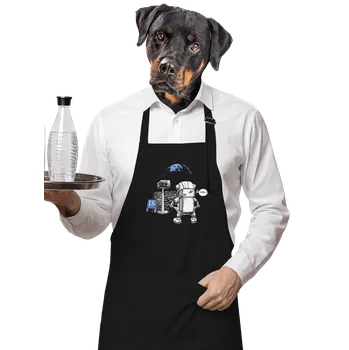 Kuchyňská zástěra Bastard Kosmonaut zástěra Black