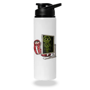 Láhev Bastard Rentgen Matrjošky lahev na vodu White