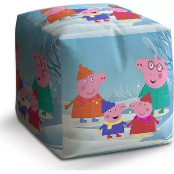 Taburet Sablio Taburet Cube Prasátko Pepina Rodina: 40x40x40 cm