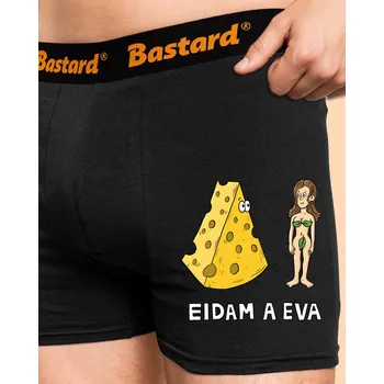 Trenýrky Bastard Eidam a Eva boxerky Black