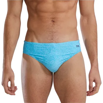 Pánské plavky Tyr Durafast Elite Brief Blue/Aqua S - UK32