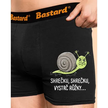 Trenýrky Bastard Shreček boxerky Black