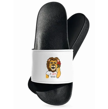 Pánské pantofle Bastard I lev you pantofle White