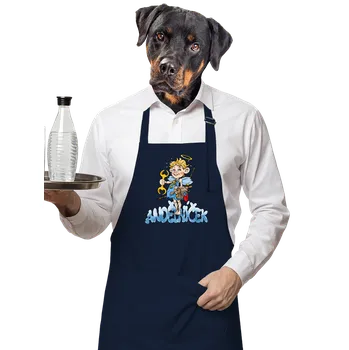 Kuchyňská zástěra Bastard Andělníček zástěra Navy