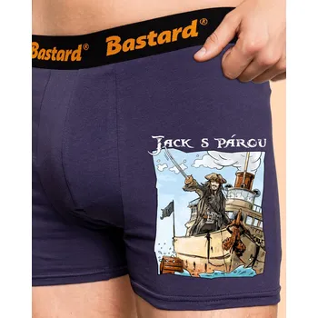 Pánské spodní prádlo Bastard Jack s párou boxerky Blue Navy