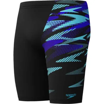 Pánské plavky Speedo Hyperboom V-Cut Jammer Black/Cobalt Blue XL - UK38