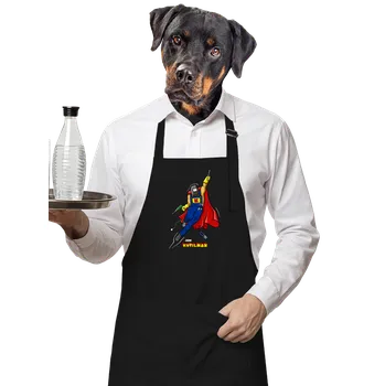 Kuchyňská zástěra Bastard Kutilman zástěra Black