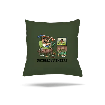 Polštář Bastard Fotbalový expert polštář Olive Green