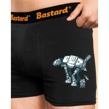 Trenýrky Bastard AT-AT boxerky Black