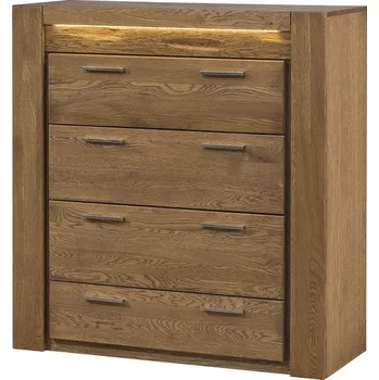 Komoda Komoda Velvet - Szynaka Meble Dub Rustical 105x110 cm