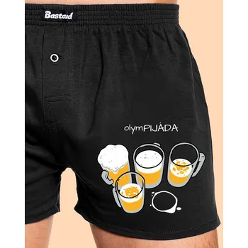 Trenýrky Bastard Pijáda pánské trenky Black