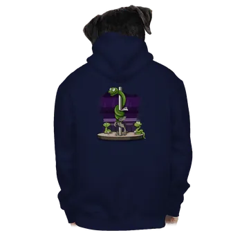 Pánská mikina Bastard Had striptér pánská mikina na zip Navy