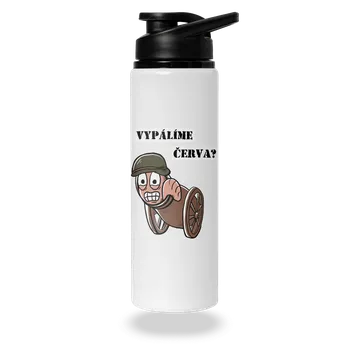 Láhev Bastard Vypálíme červa? lahev na vodu White