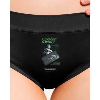 Souprava dámského spodního prádla Bastard B13: Rozflákaný displej dámské kalhotky Black