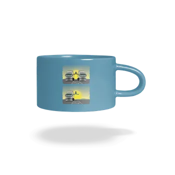 Bastard Chuck &amp; Truck hrnek makronka Blue Macaron