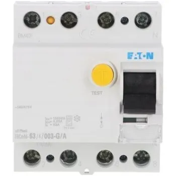 Proudový chránič Proudový chránič Eaton 400 V IP20 63 A