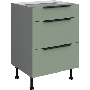 Stolarz-Lempert Kuchyňská skříňka Aria SA/ANT - dolní 60 D 3S šuplíková PREMIUM BOX