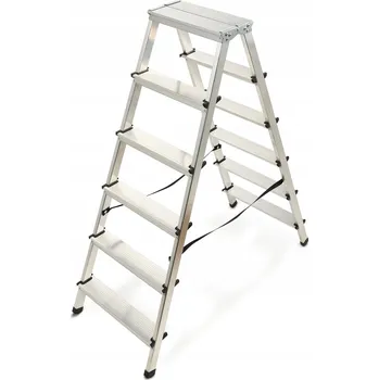 Žebřík Žebřík žebřík Kadax hliníkový 6 příček 125 kg 3,23 m