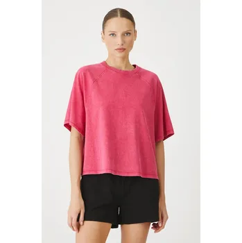 Dámské tričko Bavlněné tričko Medicine dámské, růžová barva RS25.TSD0A0 43X, vel. M
