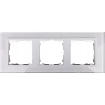 Trojitý Rámeček Kontakt-simon bílý