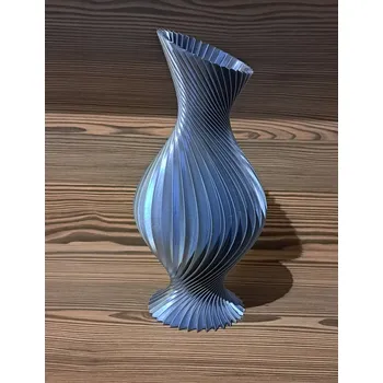 Váza Váza na květiny dekorativní nerozbitná 3D šedá