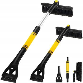 Autoškrabka TELESKOPICKÝ KARTÁČ NA SNÍH ŠKRABKA NA LED ZAMETÁK NA OKNA