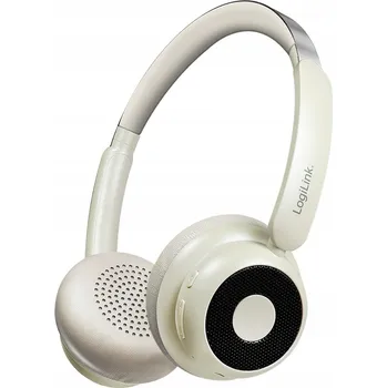 Sluchátka Sluchátka Bezdrátová Náhlavní s Mikrofonem LogiLink AuraSolo BT 6.0 ANC Hnědá