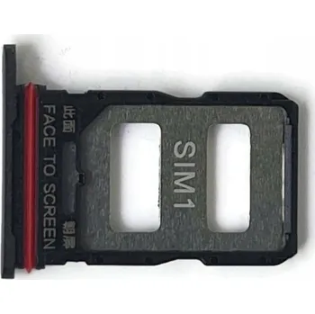 Pouzdro na mobilní telefon Zásuvka s držákem SIM karty pro Xiaomi 12T | Xiaomi 12T Pro, černá