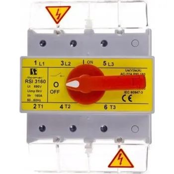 Odpínač Spamel 400 V IP20 160 A