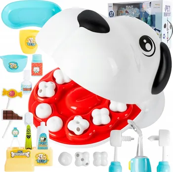 Výuková hračka Hračka Doktor Pes s nemocným zubem u zubaře ZA3232